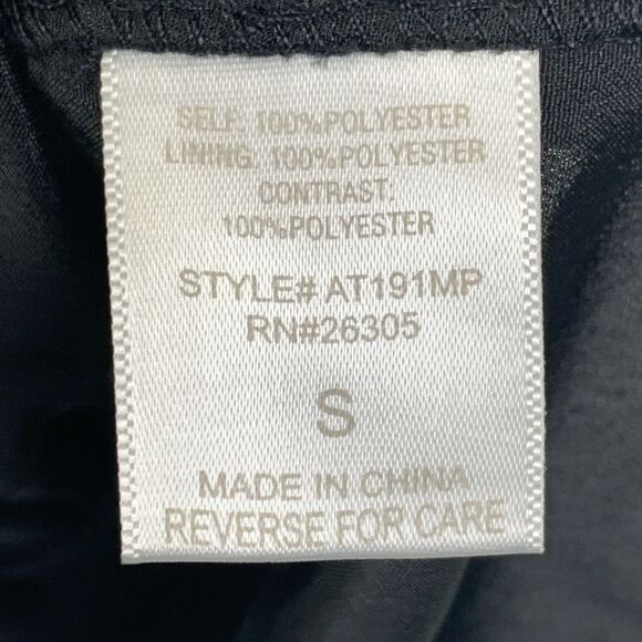 Line & Dot Black Metal Chain Tank Blouse NWOT Sz S - Picture 7 of 7